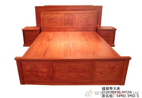 福禄寿大床定做红木家具价格 东阳木雕图片 古典家具厂家直销
